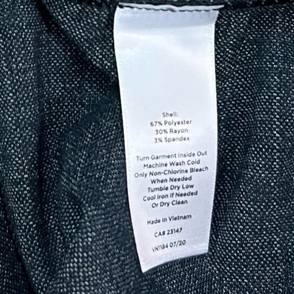 NWT Talbots Soho Pull On Leggings in Simple Plaid Blue/Green - Picture 8 of 8